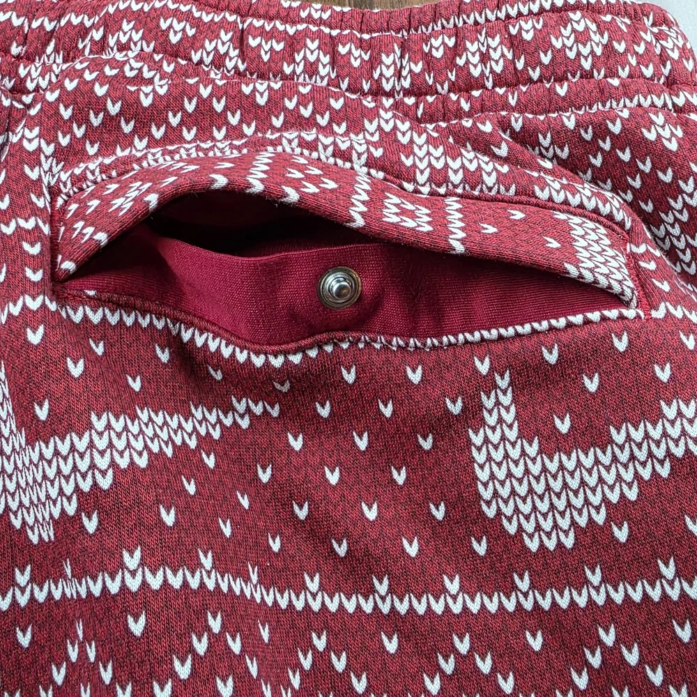 Nike Club Fleece Holiday Joggers M Red Men's - Picture 4 of 8